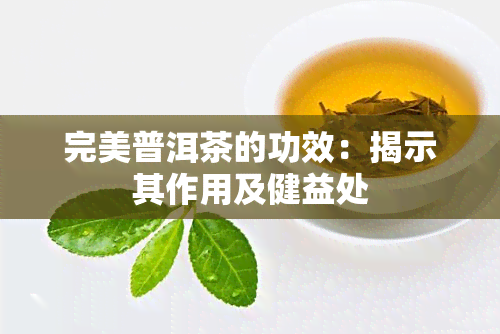 完美普洱茶的功效：揭示其作用及健益处