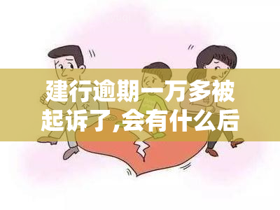 建行逾期一万多被起诉了,会有什么后果，逾期未还款！建行将对您提起诉讼，后果严重！