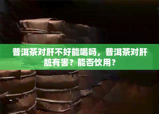 普洱茶对肝不好能喝吗，普洱茶对肝脏有害？能否饮用？