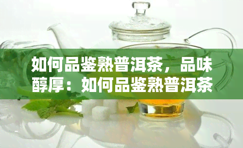 如何品鉴熟普洱茶，品味醇厚：如何品鉴熟普洱茶？