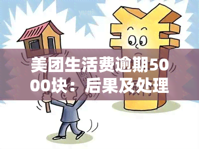 美团生活费逾期5000块：后果及处理方式