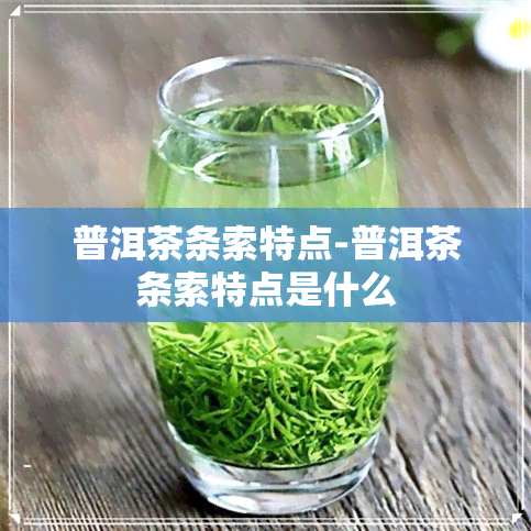 普洱茶条索特点-普洱茶条索特点是什么