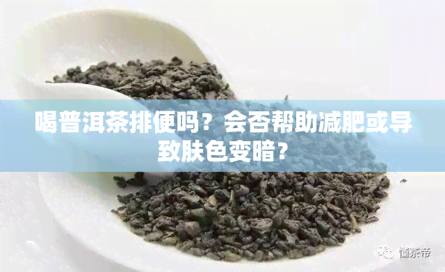 喝普洱茶排便吗？会否帮助减肥或导致肤色变暗？