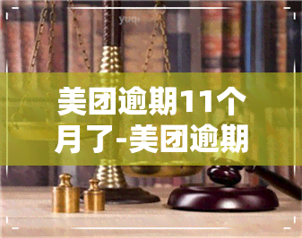 美团逾期11个月了-美团逾期11个月了怎么办