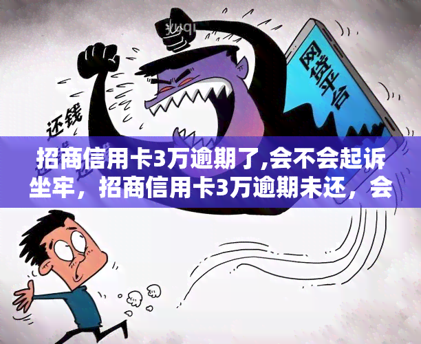 招商信用卡3万逾期了,会不会起诉坐牢，招商信用卡3万逾期未还，会面临被起诉和坐牢的风险吗？