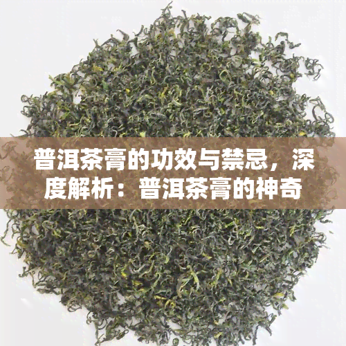 普洱茶膏的功效与禁忌，深度解析：普洱茶膏的神奇功效与使用禁忌