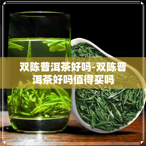 双陈普洱茶好吗-双陈普洱茶好吗值得买吗