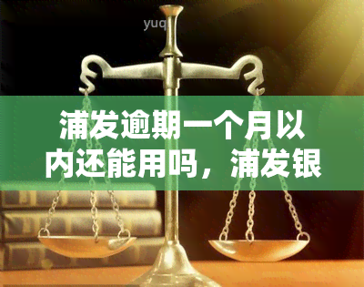 浦发逾期一个月以内还能用吗，浦发银行信用卡逾期1个月以内的影响及使用情况分析