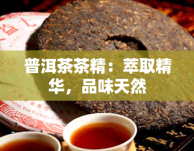 普洱茶茶精：萃取精华，品味天然