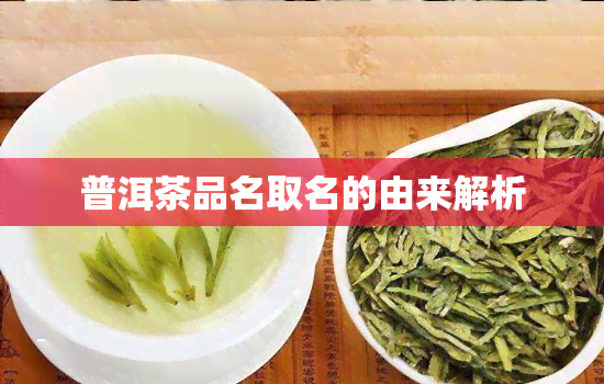 普洱茶品名取名的由来解析