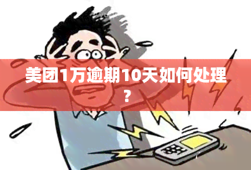 美团1万逾期10天如何处理？