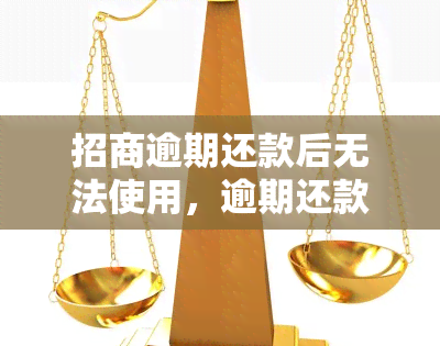 招商逾期还款后无法使用，逾期还款导致招商信用卡受限，无法正常使用