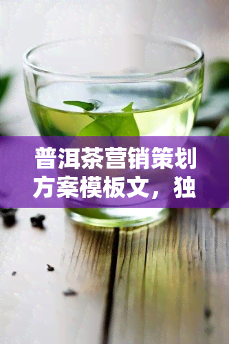 普洱茶营销策划方案模板文，独家分享：普洱茶营销策划方案模板文