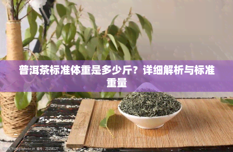 普洱茶标准体重是多少斤？详细解析与标准重量