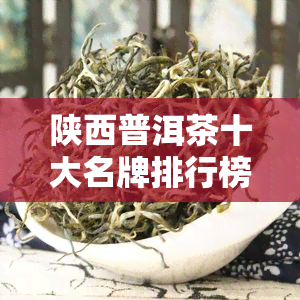 陕西普洱茶十大名牌排行榜：权威评选，一网打尽