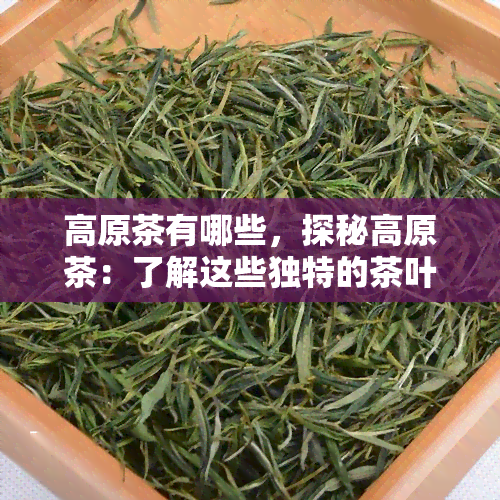 高原茶有哪些，探秘高原茶：了解这些独特的茶叶品种