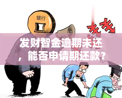 发财智金逾期未还，能否申请期还款？