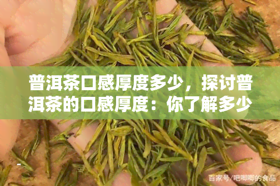 普洱茶口感厚度多少，探讨普洱茶的口感厚度：你了解多少？