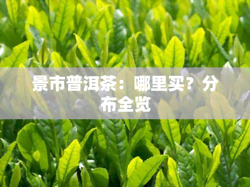 景市普洱茶：哪里买？分布全览