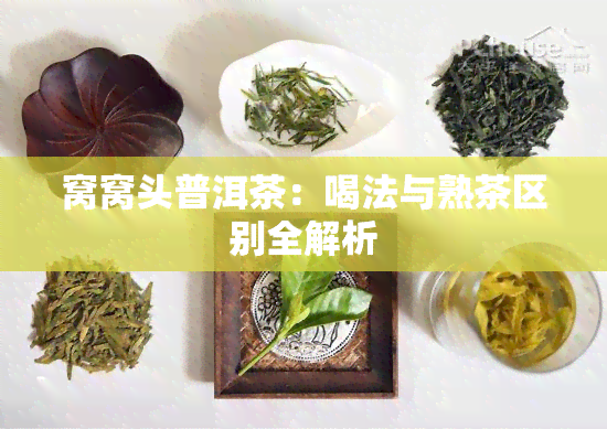 窝窝头普洱茶：喝法与熟茶区别全解析