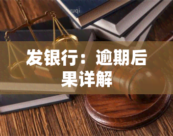 发银行：逾期后果详解