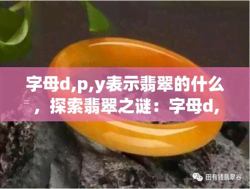 字母d,p,y表示翡翠的什么，探索翡翠之谜：字母d,p,y代表什么？