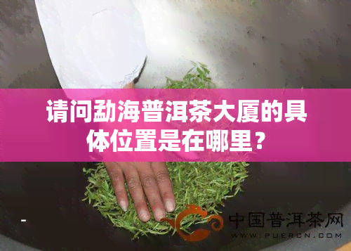 请问勐海普洱茶大厦的具 *** 置是在哪里？