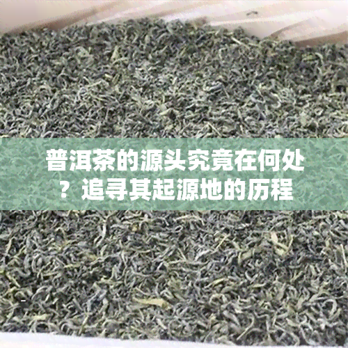 普洱茶的源头究竟在何处？追寻其起源地的历程