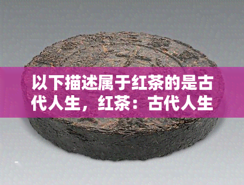 以下描述属于红茶的是古代人生，红茶：古代人生的象征