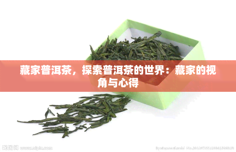 藏家普洱茶，探索普洱茶的世界：藏家的视角与心得