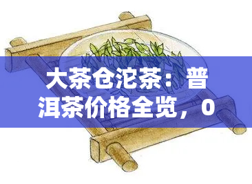 大茶仓沱茶：普洱茶价格全览，0736地区最新价