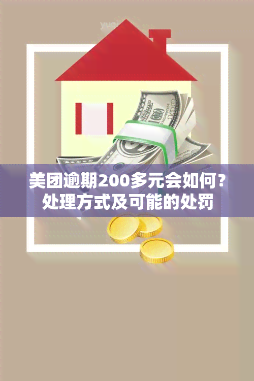 美团逾期200多元会如何？处理方式及可能的处罚