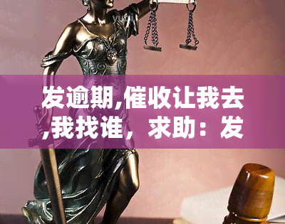 发逾期,让我去,我找谁，求助：发逾期要求我去，应该如何处理？