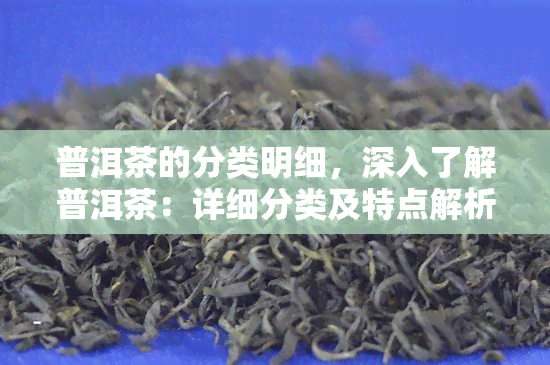 普洱茶的分类明细，深入了解普洱茶：详细分类及特点解析