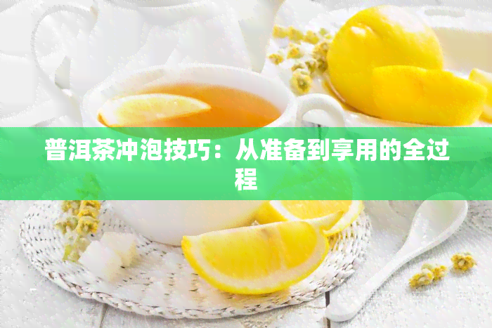 普洱茶冲泡技巧：从准备到享用的全过程