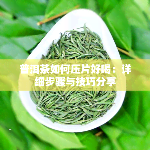 普洱茶如何压片好喝：详细步骤与技巧分享