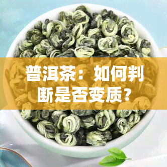 普洱茶：如何判断是否变质？