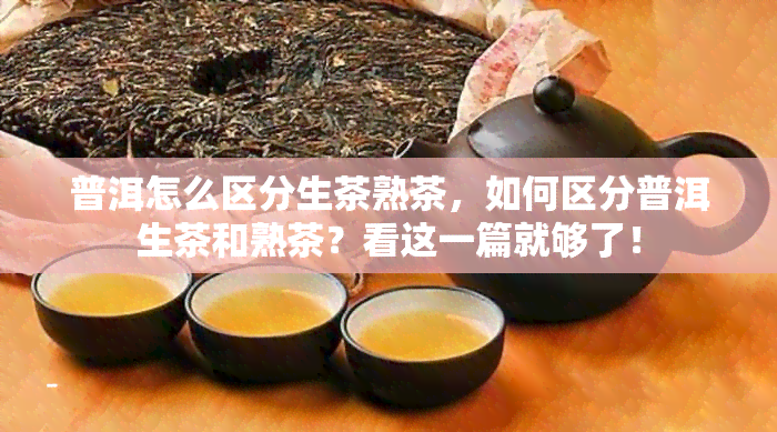 普洱怎么区分生茶熟茶，如何区分普洱生茶和熟茶？看这一篇就够了！