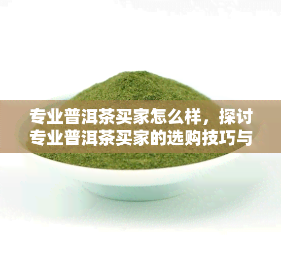 专业普洱茶买家怎么样，探讨专业普洱茶买家的选购技巧与经验分享