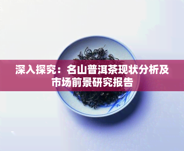 深入探究：名山普洱茶现状分析及市场前景研究报告