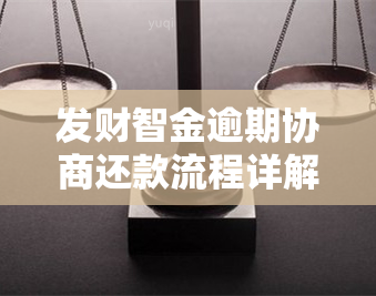 发财智金逾期协商还款流程详解