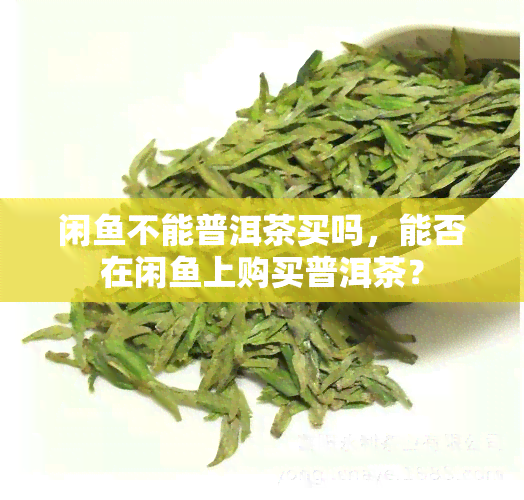 闲不能普洱茶买吗，能否在闲上购买普洱茶？