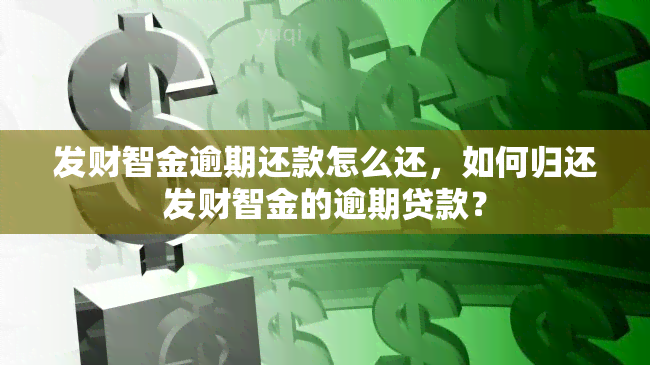 发财智金逾期还款怎么还，如何归还发财智金的逾期贷款？