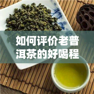 如何评价老普洱茶的好喝程度？