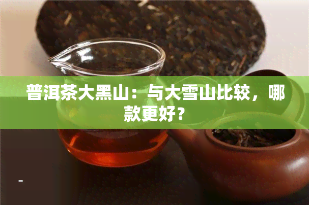 普洱茶大黑山：与大雪山比较，哪款更好？