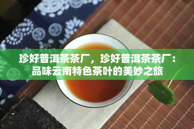 珍好普洱茶茶厂，珍好普洱茶茶厂：品味云南特色茶叶的美妙之旅