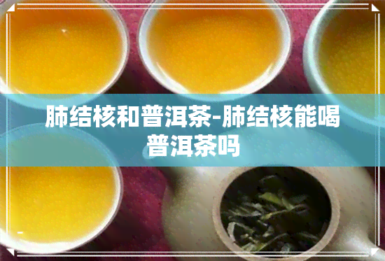 肺结核和普洱茶-肺结核能喝普洱茶吗