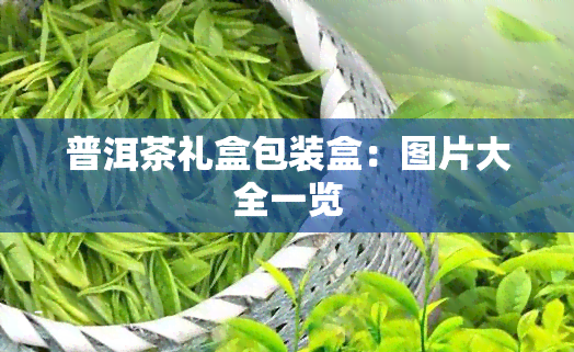 普洱茶礼盒包装盒：图片大全一览