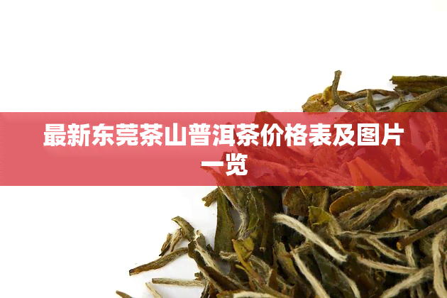 最新东莞茶山普洱茶价格表及图片一览