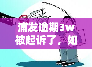 浦发逾期3w被起诉了，如何处理？可能的后果是什么？